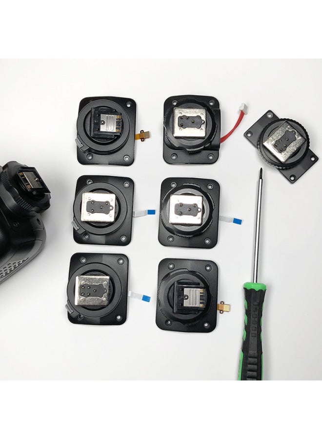 general Shenniu V1 V860II TT685 TT350 V850II V350 Flash Hot Shoe Seat Replacement Accessories-Color:V1-s Hot Shoe Mount - Image 3