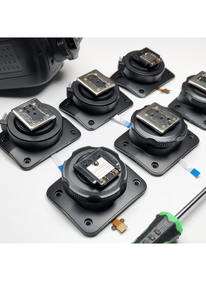 general Shenniu V1 V860II TT685 TT350 V850II V350 Flash Hot Shoe Seat Replacement Accessories-Color:V1-s Hot Shoe Mount - Image 4