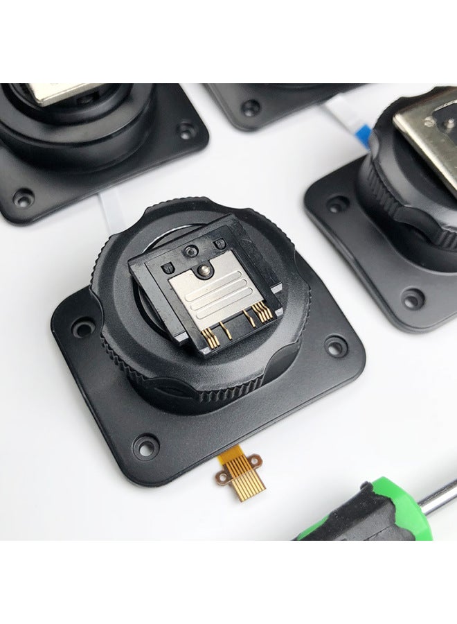 general Shenniu V1 V860II TT685 TT350 V850II V350 Flash Hot Shoe Seat Replacement Accessories-Color:V1-s Hot Shoe Mount - Image 2