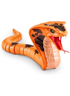 ROBO ALIVE Zuru Robo Alive King Cobra Series 1 Robotic Figure Slithers & Slides Like a Real King Cobra Snake! Assorted Colors  - Image 1