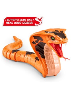 ROBO ALIVE Zuru Robo Alive King Cobra Series 1 Robotic Figure Slithers & Slides Like a Real King Cobra Snake! Assorted Colors  - Image 2