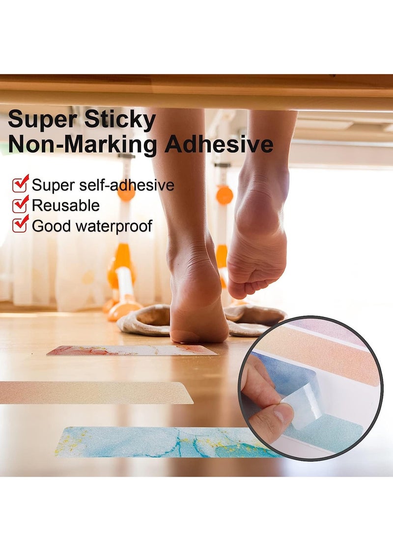 KASTWAVE Non Slip Bathtub Stickers, 24 Pack Bath Tub Slip Stickers, Safety Bathtub Non Slip Shower Stickers, Anti Slip Shower Stickers for Bathtub Bathroom Stairs Ladders - Image 4