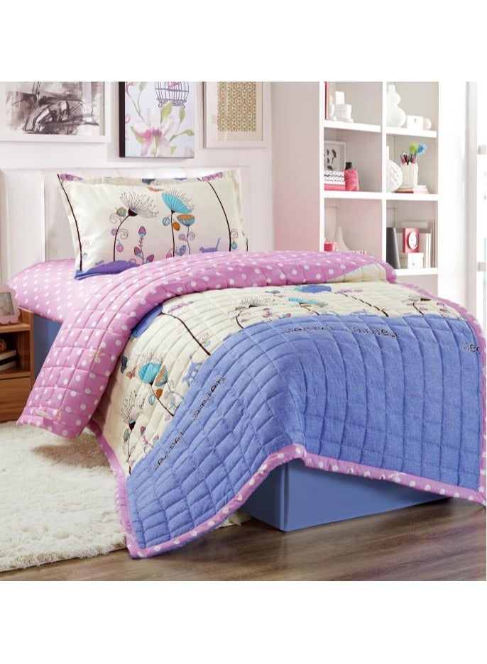 مون طقم لحاف سرير مضغوط مكون من 3 قطع رسوم اطفال - Image 2