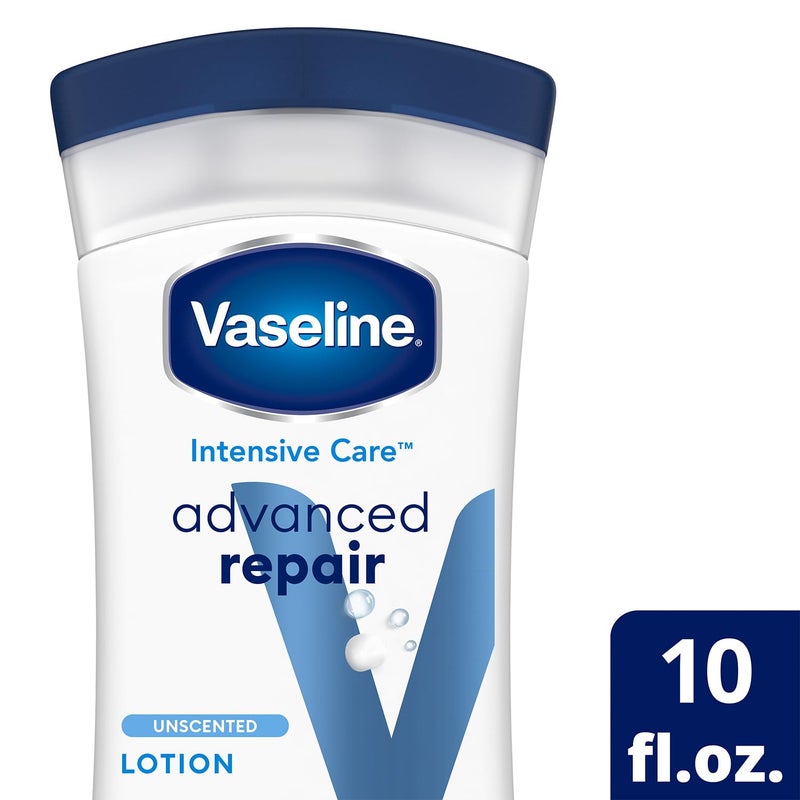Vaseline Intensive Care Advanced Repair Fragrance Free Body Lotion 2-Pack 10 oz each - Image 3