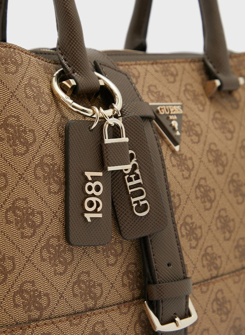 GUESS Cordelia Logo Satchel