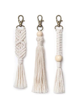 Macrame Keychains Boho Macrame Bag Charms with Tassels Car Hanging 3 pieces - pzsku/ZB7B9728D10F5545550F2Z/45/_/1720522884/d01e9812-68d5-45ff-b98b-42df11742b15