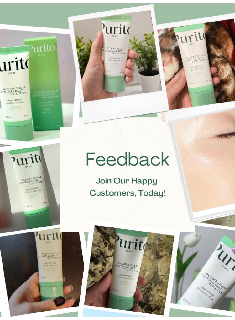 بوريتو حماية للبشرة الحساسة والمتهيجة – بوريتو وندر ريليف سنسيلا ديلي صن لوشن SPF50+ PA++++ لتهدئة وترطيب البشرة مع حماية عالية - Image 2