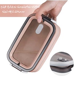 ROEIEIS Adult Bento Box Lunch Box Large, Bento Box Japanese Lunch Box Kit with Bag & Utensils, Food Picks for Bento Box Containers, Stackable Bento Box for Adults, Microwave Bento Boxes BPA-free Food Safe  - Image 5