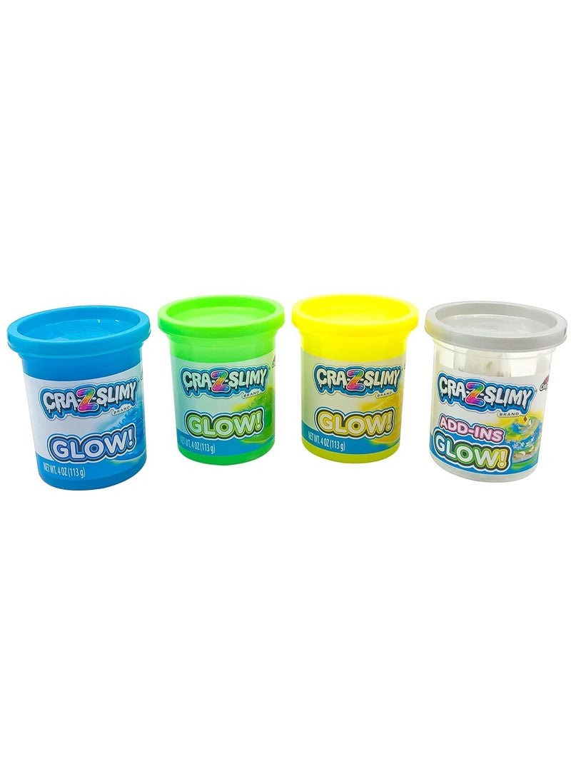 CRAZSLIMY Cra-Z-Slimy Glitter 4pk - Image 3