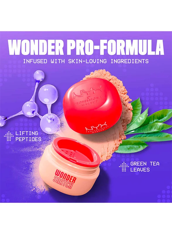 Nyx Professional Makeup  NYX Professional Makeup Wonder Snatch Powder, Lifting Loose Powder, Up to 16 HR sweat-proof & non-smudging wear, Apricot Attitude for Women | Best Price UAE