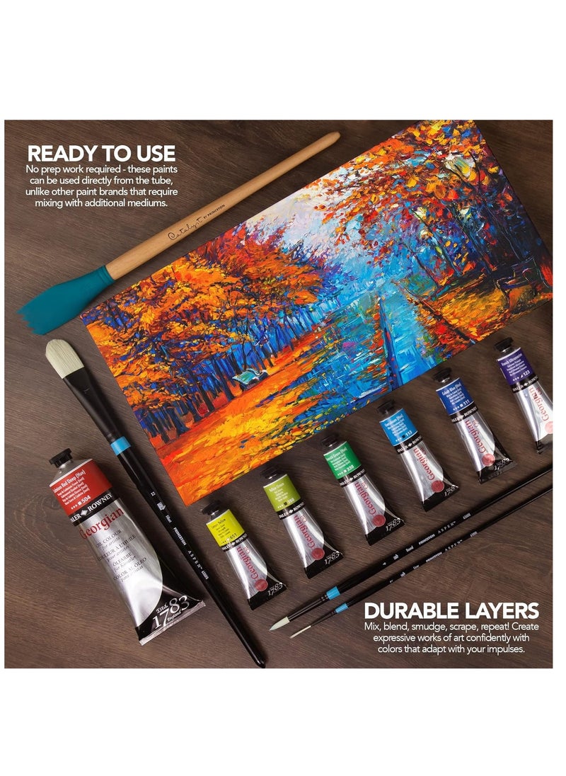 Daler Rowney Georgian Oil Colour Tube 38ml Content Titanium White  - Image 4