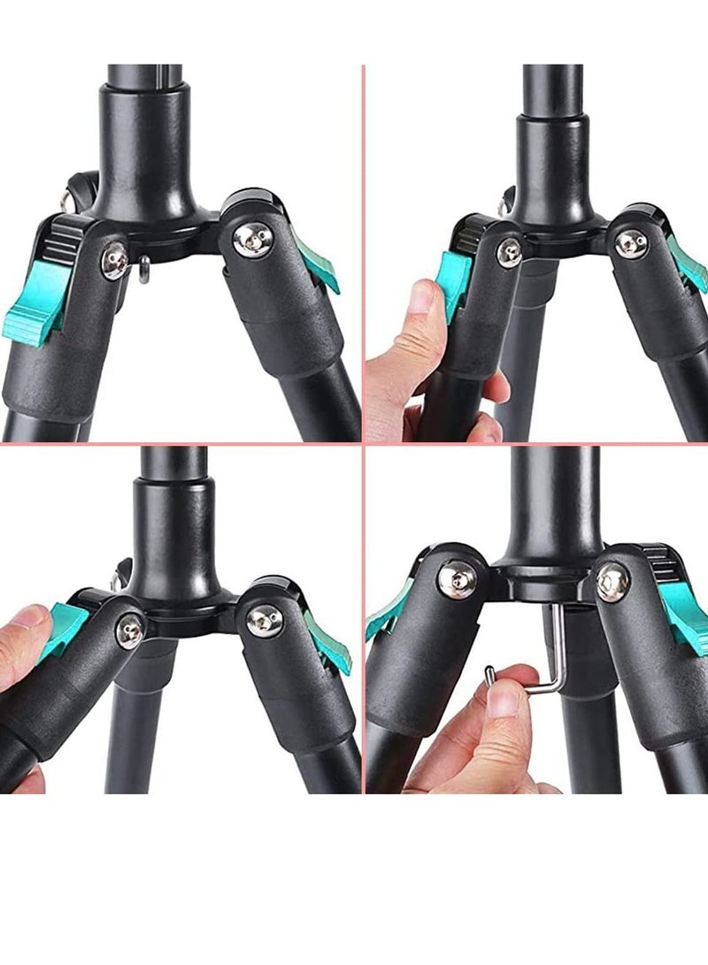 Coopic حامل ثلاثي القوائم COOPIC L-200R من الألومنيوم القابل للعكس بطول 200 سم للتصوير الفوتوغرافي والفيديو للعواكس وصناديق الضوء والأضواء والمظلات والخلفيات - Image 5