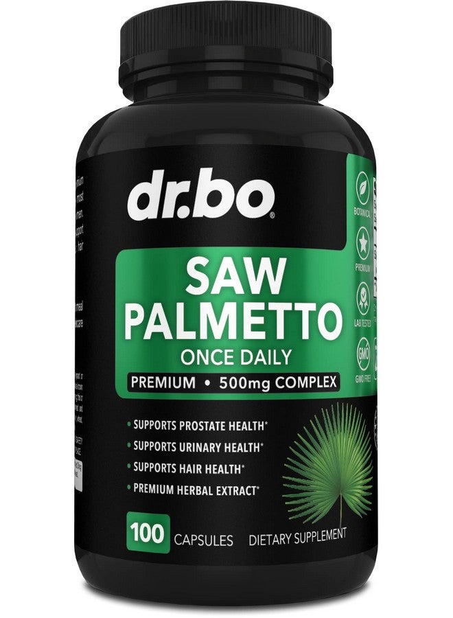 dr.bo Saw Palmetto for Men Prostate Health - Hair Growth Plus Bladder Control Supplements Complex & DHT Blocker for Women & Men - Pure Saw Palmetto Hair Loss Supplement Support Extract & Urination Pills Aid - Image 1