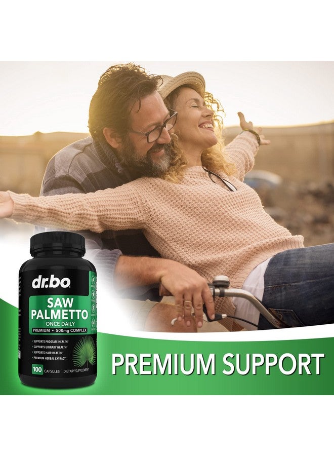 dr.bo Saw Palmetto for Men Prostate Health - Hair Growth Plus Bladder Control Supplements Complex & DHT Blocker for Women & Men - Pure Saw Palmetto Hair Loss Supplement Support Extract & Urination Pills Aid - Image 5