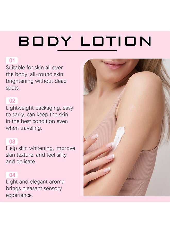 OceAura Glutathione Body Lotion，Glutathione 50x Tone Up Body Lotion，Long Lasting Moisturizing and Soft Dry Skin All Over Body & Delicately Scented, Lightweight, Non-greasy and Quickly Absorbed - Image 3