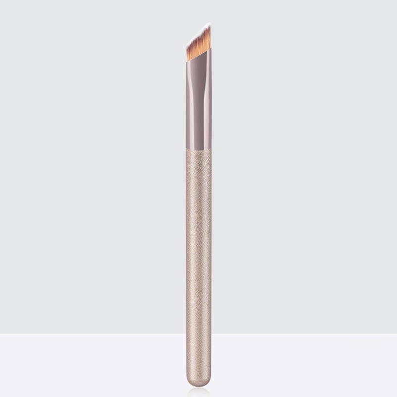 Professional Angled Eyebrow And Blush Brush Set 3 Piece Cosmetic Tools - Image 5