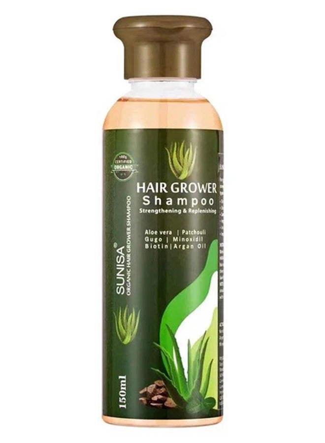 SUNISA Extreme / Sunisa Aloe Vera Hair Grower Shampoo Anti Hair Loss essential Shampoo Hair Loss Thicken Hair Longer hair Hair Growth Volumize Protect Hair Repair Thinning Hair Split ends Breakage Hair Grower Revitalize Hair Grower Prestige Organic - Image 1