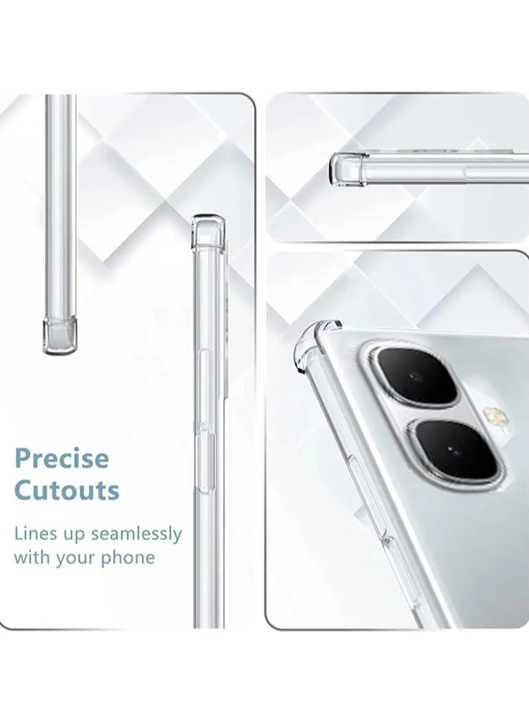 Ultra Case Shock-Absorption Flexible TPU Rubber Protective Cell Phone Cover for Infinix Smart 10 Clear - Image 5