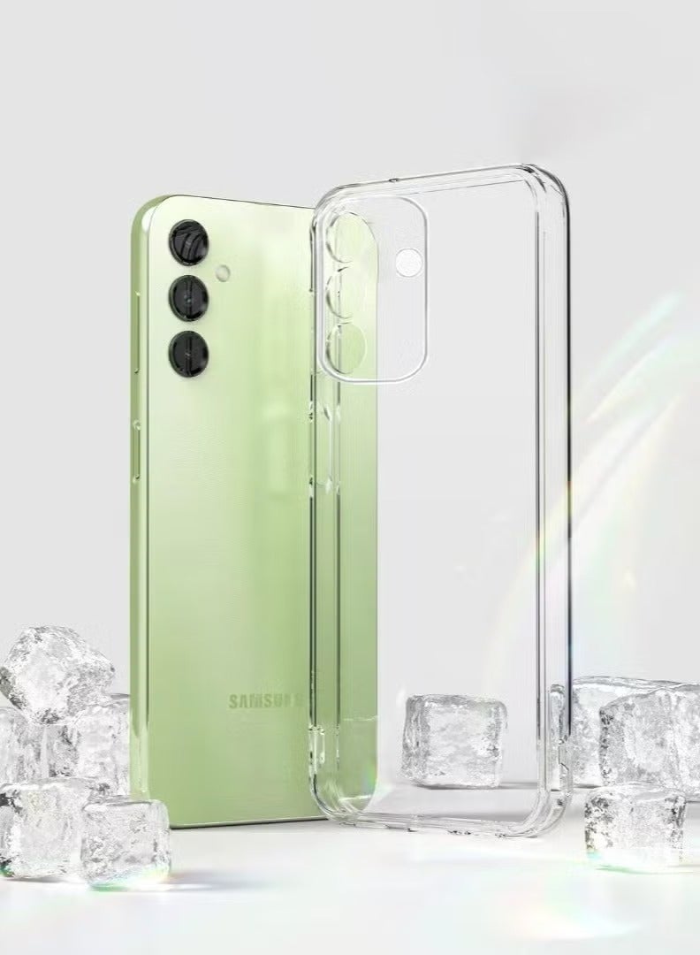 Case for Samsung Galaxy A15 Case Cover Clear With Camera Protection, Anti-Yellowing Back Cover For Samsung Galaxy A15 (Clear)
