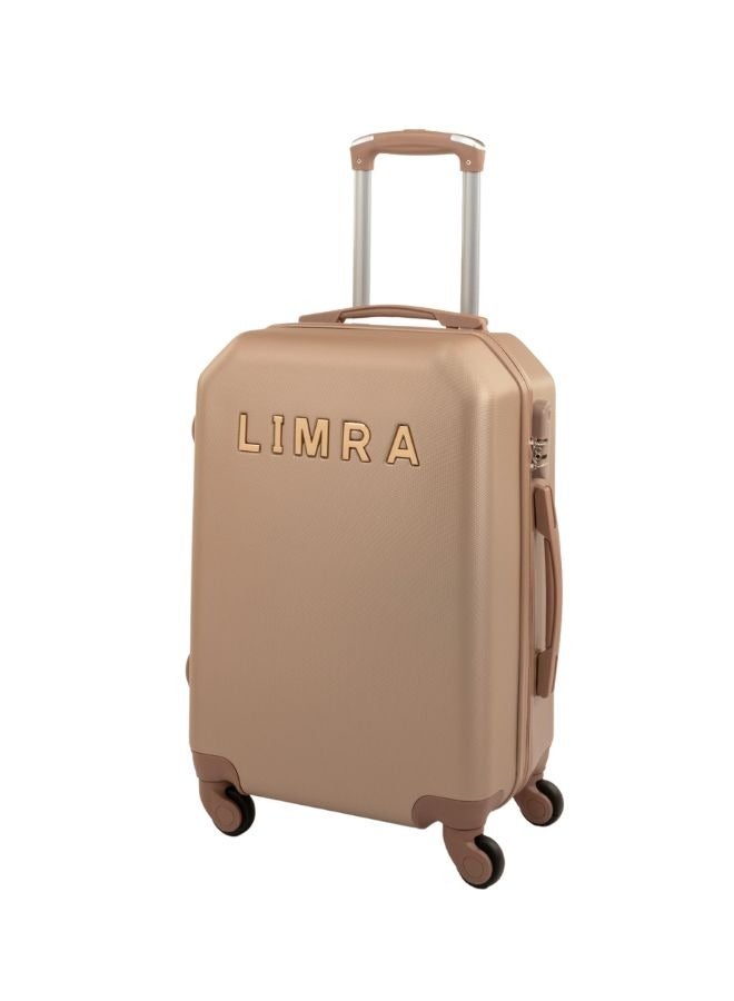 ليمرا طقم شنط سفر مكون من 6 حقائب أمتعة بـ 4 عجلات بتصميم حديث ذهبي - Image 2