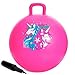ZOOJOY Hopper Ball Pink Bouncy Balls for Kids 20 Inch Sit on Jumping Toys with Handle for Girls Gift Aged 612 Inflatable Unicorn Bounce Hopper Balls Toy Pink Girl Toys with Pump - Image 2
