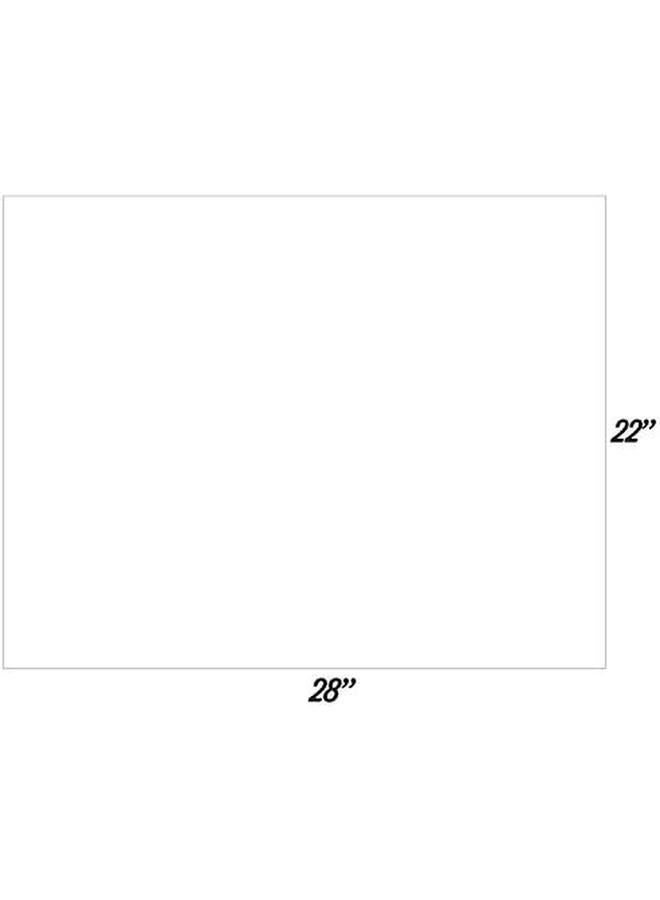 ArtSkills 22" X 28" Heavyweight Poster Board School Project Supplies White 25 Pack - Image 3