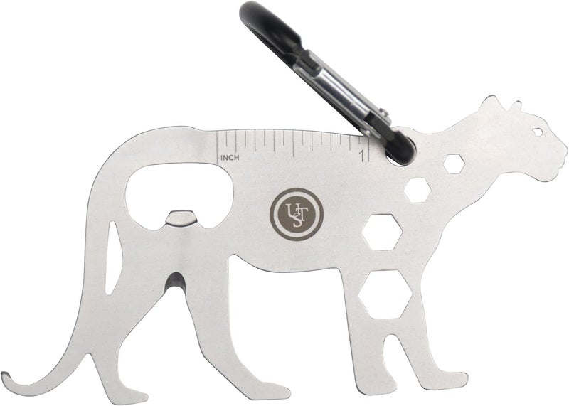UST Tool-a-Long Multi-Tool Carabiners with Durable, Compact Stainless Steel Construction for Hiking, Kayaking, Camping, Travel and Outdoor Survival - Image 1