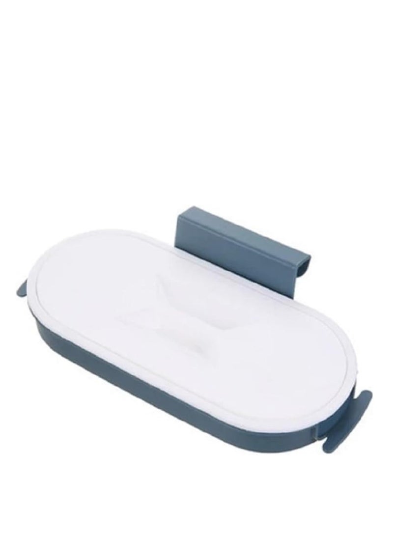 Trash Bag Holder, Wastebasket Holder, Kitchen Utensil Holder, Garbage Storage Holder, Can with Removable Lid, Multi-Use for Kitchen Cabinet, Door Storage Cabinet, Towel Bars  - Image 2