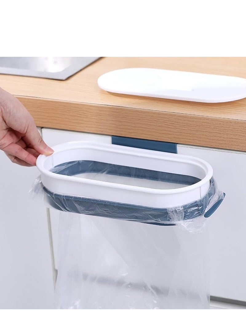 Trash Bag Holder, Wastebasket Holder, Kitchen Utensil Holder, Garbage Storage Holder, Can with Removable Lid, Multi-Use for Kitchen Cabinet, Door Storage Cabinet, Towel Bars  - Image 4