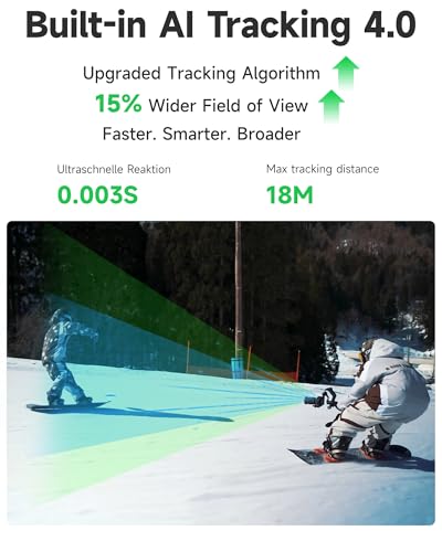 FeiyuTech SCORP Mini 3 Kit All-in-One Gimbal Stabilizer – Upgraded AI Tracking 4.0, 3-Axis Gimbal for Canon/Sony Vlogging Cameras, iPhone, Action Cams, 4.4 lb Payload, 1.3" Touchscreen - Image 3