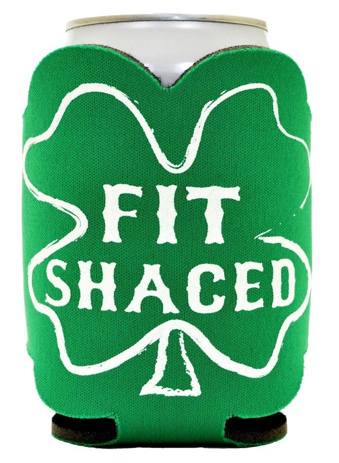 ThisWear Funny Beer Coolie St. Patrick's Day Fit Shaced Party 2 Pack Can Coolies Drink Coolers Kelly Green - Image 2