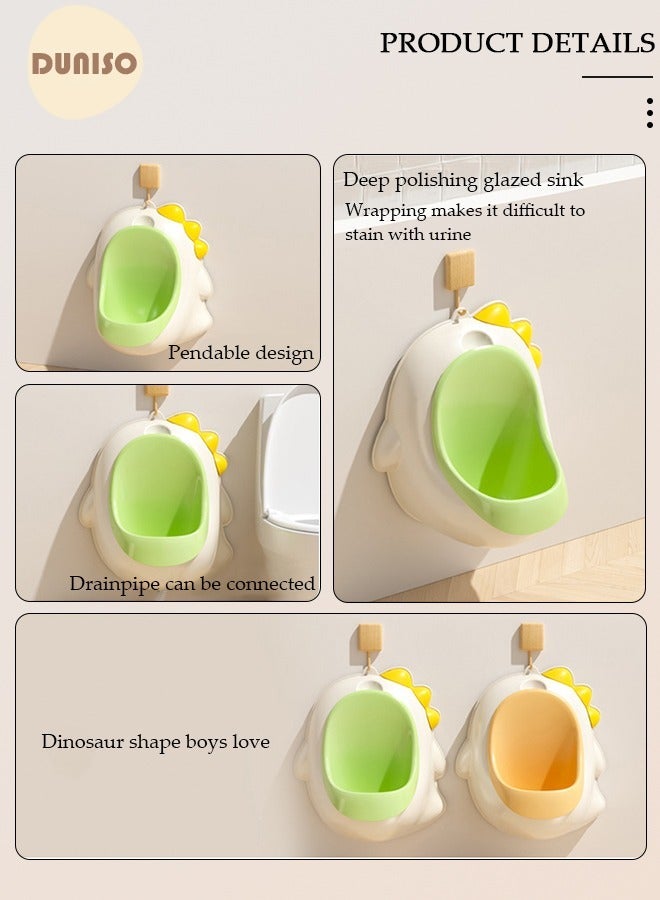 DUNISO Wall Mounted Baby Training Urinal, Portable Potty  Bathroom Trainer Standing Trainer for Baby Portable Emergency Urinal  for Boys Pee Training Tool - Image 2