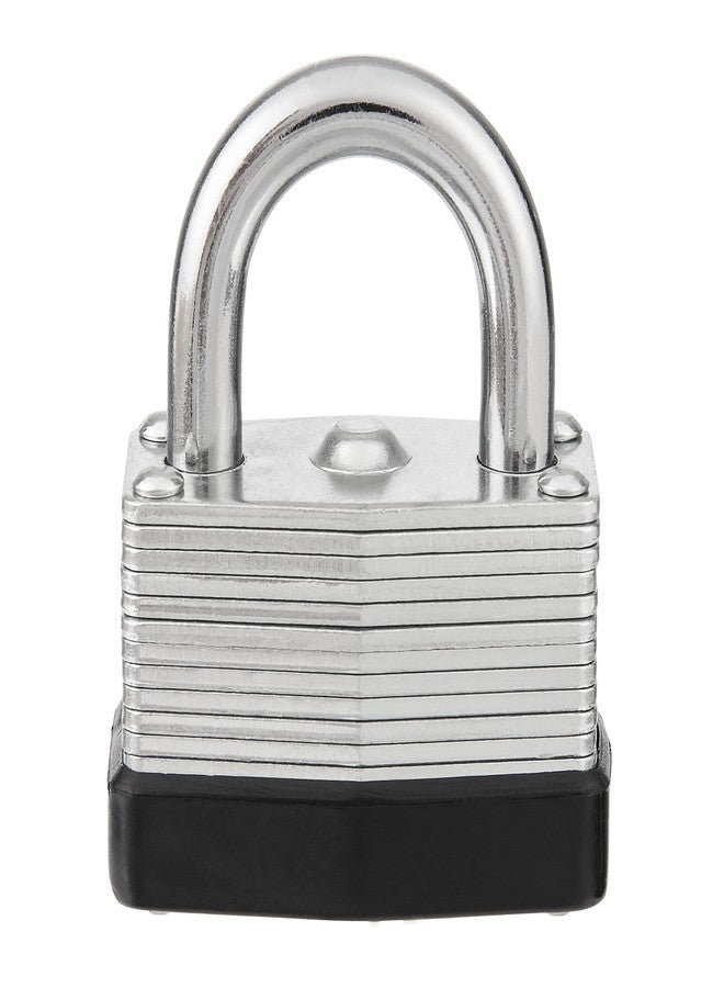 BRINKS - 40mm Laminated Steel Keyed And Warded Padlock, 3-Pack - Chrome Plated With Hardened Steel Shackle - Image 3