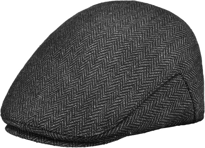 Boy Girl Newsboy Cap 50cm Wool Beret Hat Vintage Flat Hat Winter Accessory Multi - Image 1