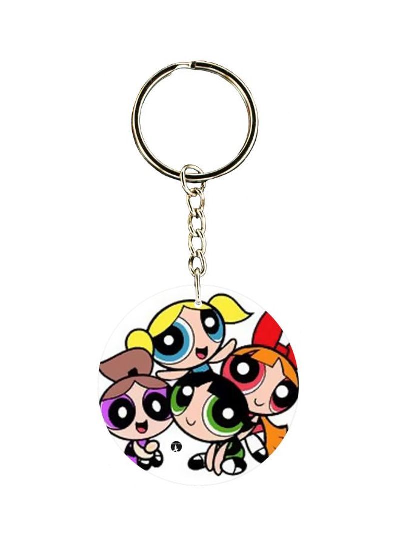 RKN Cartoon Printed Dual Sided Keychain