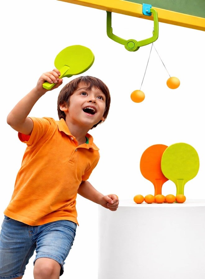 BARASTI Table Tennis Set - LETEST Game for KI Indoor Hanging Table Tennis Trainer for - Indoor Sports Toy for Kids Activities, Gifting, and Skill Development Extra 3 Bolls - Age 6 (A_Multi) - Image 1