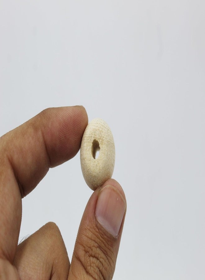 Artify | Wooden Natural (20mm, 30pcs) Beads | Wooden Loose Beads for DIY Art & Craft Supplies - Pack of 30 - Image 3