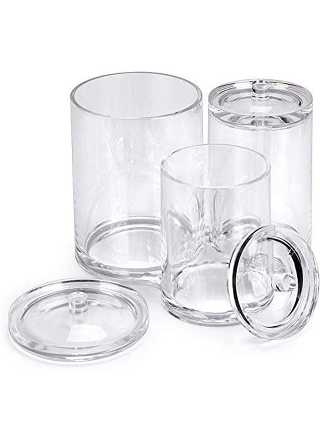 JCB CHIC Clear Cosmetic Makeup Organizer, Acrylic Cosmetic Vanity Storage Organizers, Cosmetic Display Cases for Makeup Brush, Hair Accessories, Lipstick and Jewelry - Image 4