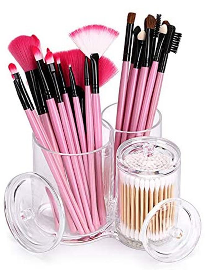 JCB CHIC Clear Cosmetic Makeup Organizer, Acrylic Cosmetic Vanity Storage Organizers, Cosmetic Display Cases for Makeup Brush, Hair Accessories, Lipstick and Jewelry - Image 3