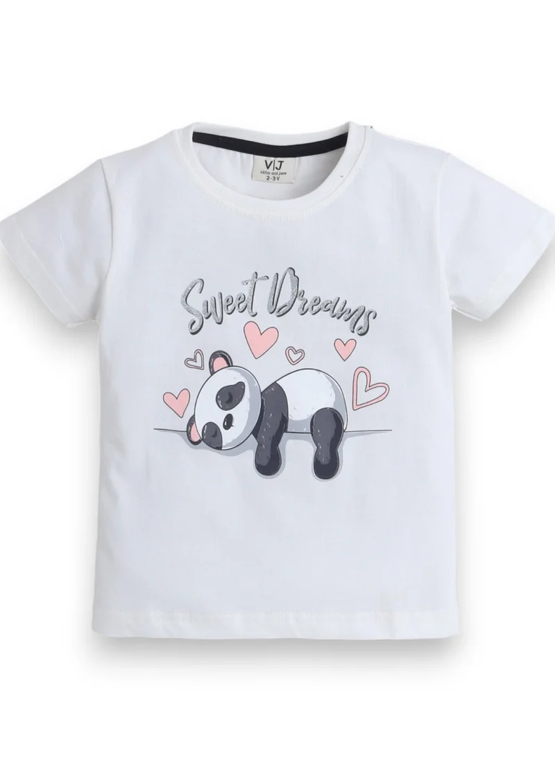 victor and jane Victor and Jane - Printed T-shirt and Pyjama Set