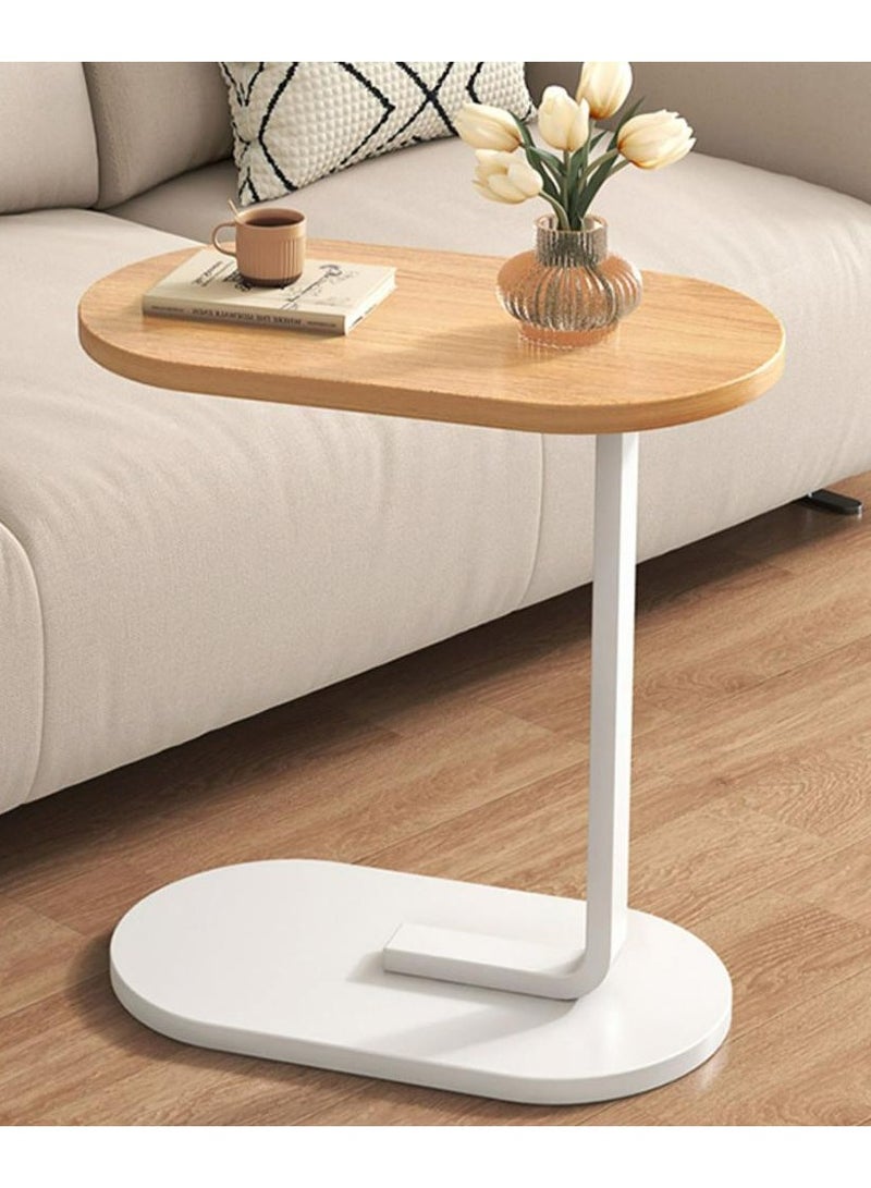 DubaiGallery طاولة جانبية بسيطة وعصرية لطاولة قهوة بيضاوية لتصميم الأرضيات الخشبية في الأثاث المنزلي - Image 1
