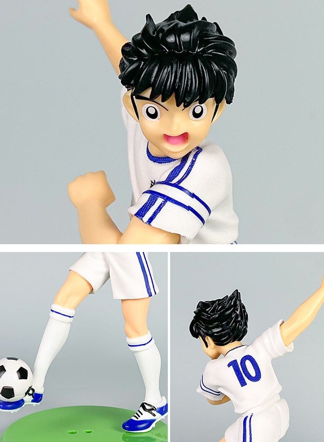 Halamodo Captain Tsubasa 2nd Generation Tsubasa Ozora Figure Model , Action Figure Toy , Anime Collectible , Office Desktop Decoration Collectible Figure, Birthday Gift For Boys Girls, 22cm - Image 2