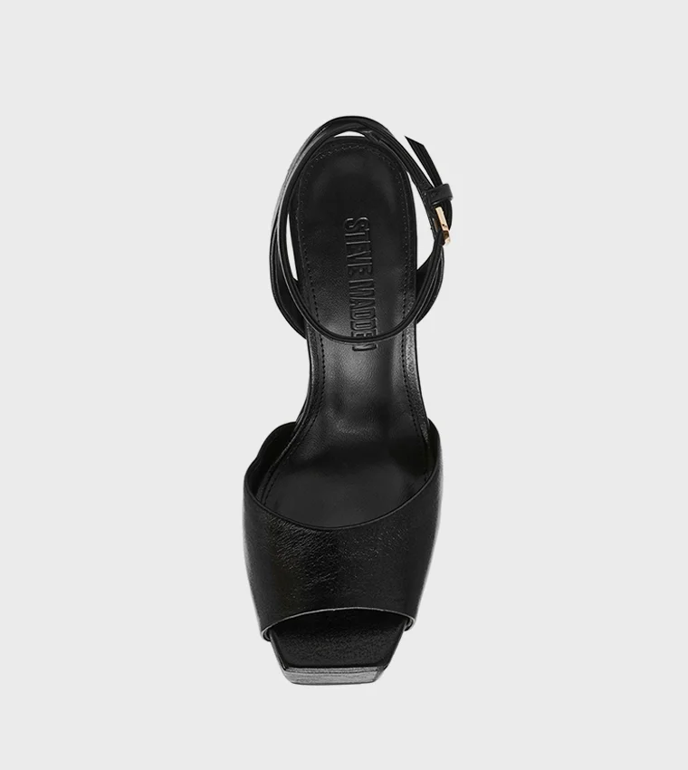 ستيف مادن Sass04S1 Women's Black Heels