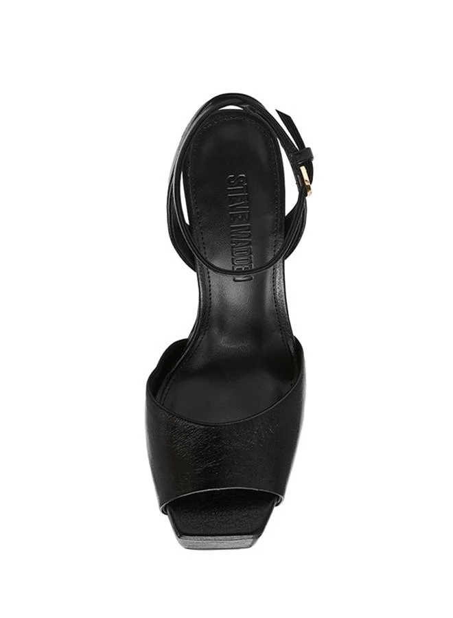 ستيف مادن Sass04S1 Women's Black Heels