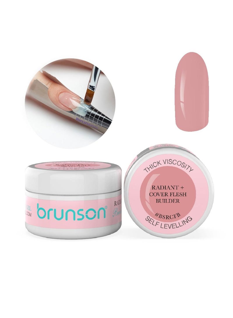 brunson Nail Self Levelling Sculpting Gel Nail extension Camouflage UV LED Sculpting Nail System Gel Manicure Sculpting Gel UV LED Sculpting gel nail builder gel 30ml - Image 1