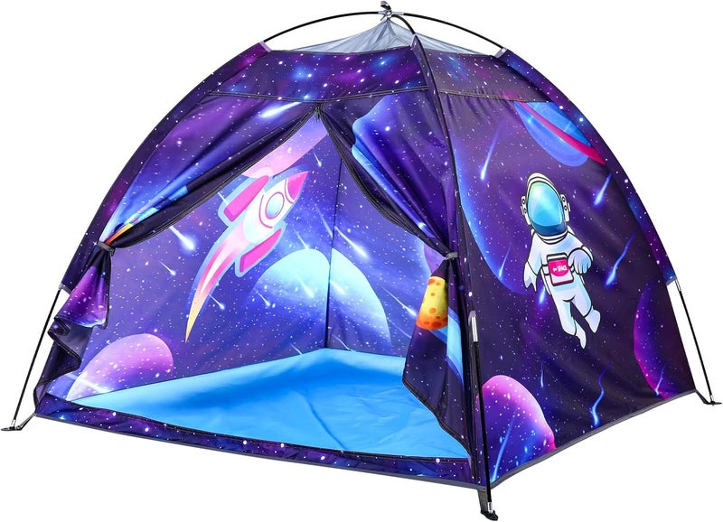 BLINWORLD Space World Kids Play TentSpaceship Tent for Kids, Foldable Pop Up Indoor Outdoor Party Spaceship Playhouse Tent Toy for Boys Girls-47 * 47 * 41 (Dark Purple) - Image 1