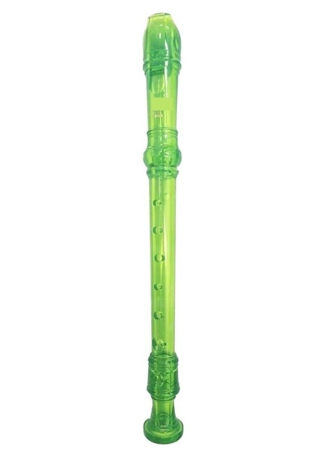 YAMAHA Flute Recorder with Fingering Chart Green - Image 1