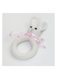 Handmade Crochet Bunny Teether - White - pzsku/ZB7BB4123CFEB08ED58C2Z/45/_/1656752413/1c033e5e-58af-4dfd-9c54-3f9fd55d740c