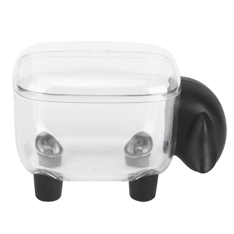 Cute Cartoon Stationery Cotton Swab Makeup Cotton Storage Box Holder Organizer (Black Sheep) - Image 1