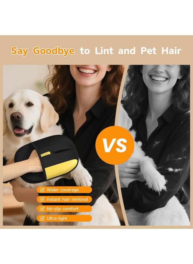 Ulyuhoda Pet Hair Remover - 2025 New Electrostatic Magic Brush Pet Hair Remover Glove, Reusable Cat & Dog Hair Remover Tool for Clothing, Couch, Furniture, Carpet, Car Seat, Cat Grooming Glove, 1 PCS - Image 4